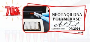 Zeitlich begrenzte Aktion: 70% Rabatt auf NeoTaqII DNA-Polymerase - Gültig bis 09/2024!